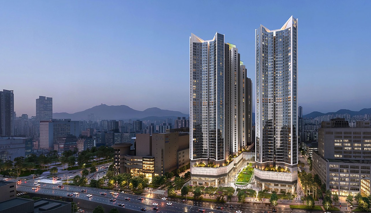 상동역 롯데캐슬 시그니처 단지 사진