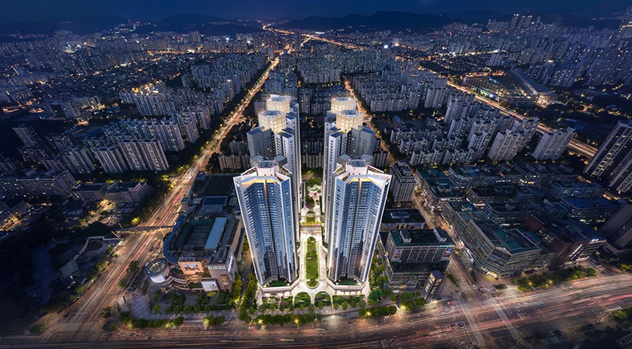 상동역 롯데캐슬 시그니처 단지 사진